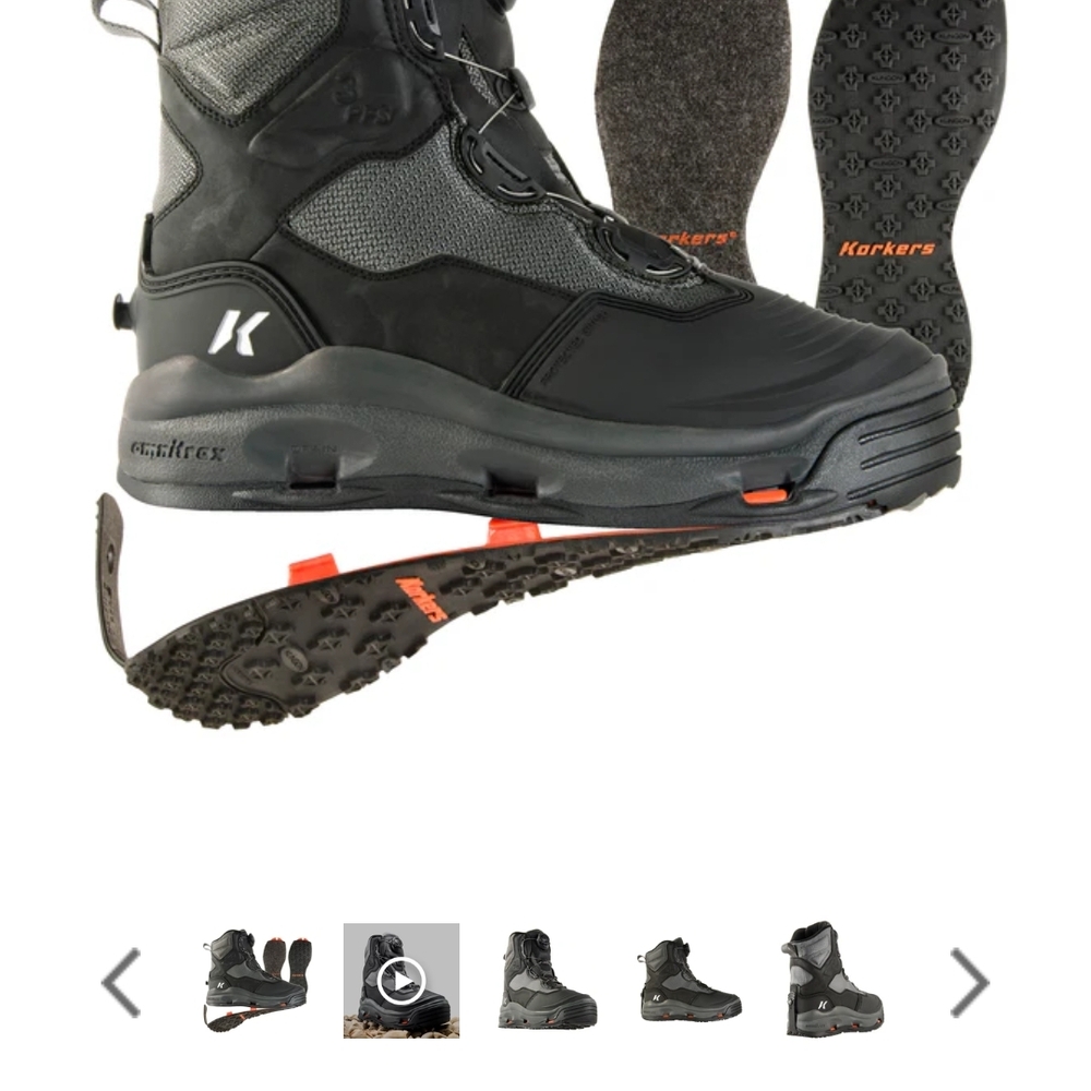Men's Korkers Darkhorse Fishing Boot System